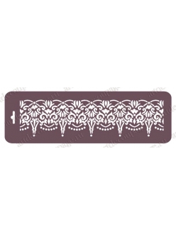 Трафарет бордюр для росписи Орнамент, 10х32 см, Трафарет-Дизайн EDTMB039