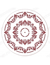 Трафарет для росписи ELG25-06 "Круглый орнамент Элегант 6", Трафарет-Дизайн, диаметр 25 см