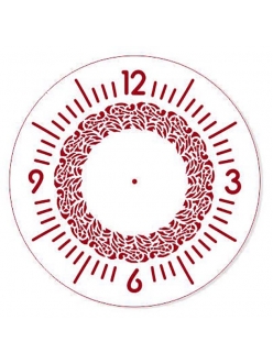 Трафарет для часов Циферблат Элегант 29, Трафарет-Дизайн, 25см