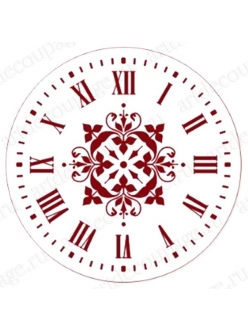 Трафарет циферблата для часов Элегант 102, Event Design, диаметр 30см