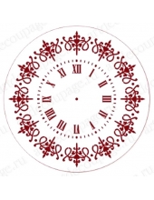 Трафарет для часов пластиковый, циферблат "Элегант 103", Event Design, диаметр 30см