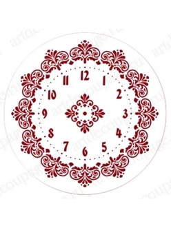Трафарет циферблата для часов Элегант 105, Event Design, диаметр 30см