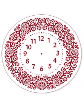 Трафарет для часов "Элегант 112", Трафарет-Дизайн, 30см