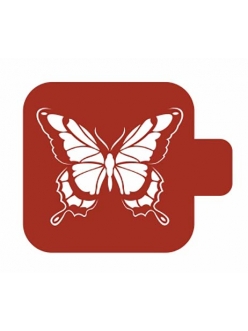 Трафарет для росписи Модуль Фауна Большая бабочка, 9х9 см, Трафарет-Дизайн