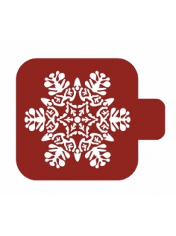 Трафарет для росписи Модуль Новый год "Снежинка 4", 9х9 см, Event Design