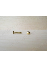 Мини-гвоздь для фурнитуры 8 мм, золото, 2 шт
