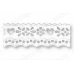 Кружевная самоклеящаяся лента для скрапбукинга Волны, 17 мм х 200 см, Heyda