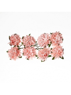 Цветы для скрапбукинга Астры бумажные нежно-розовые, 8 шт, ScrapBerry's