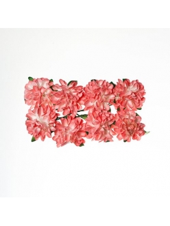 Цветы для скрапбукинга Астры бумажные розовые, 8 шт, ScrapBerry's