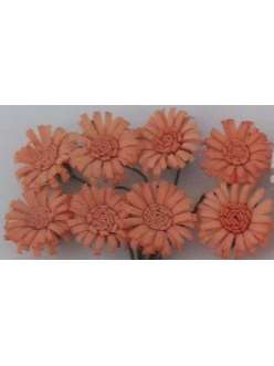 Цветы для скрапбукинга Маргаритки шебби розовые 8 шт., ScrapBerry's
