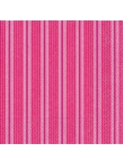 Салфетка для декупажа Розовая полоска, 33х33 см