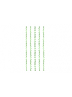 Полужемчужинки светло-зеленые на клеевой основе, 125 шт., ScrapBerry's 