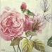 Салфетка для декупажа Английская роза, 33х33 см, Германия