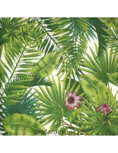 Салфетка для декупажа IHR-201488 "Тропические листья", 33х33 см, Германия