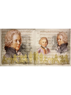 Салфетка для декупажа Бетховен, 33х33 см, Германия
