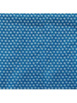 Салфетка для декупажа Синий фон с цветочками,  33х33 см, Германия