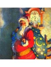 Салфетка для декупажа, IHR-514700, "Ночь перед рождеством", 33х33 см, Германия