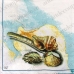 Салфетка для декупажа Лобстер, морские раковины, 33х33 см, Германия