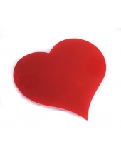 Фигурка из картона "Сердце", цвет красный блестящий, 20 шт., Knorr Prandell