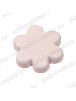 Кнопки для скрапбукинга "Цветок" белый, 8 мм, 25 шт., Knorr prandell (Германия)