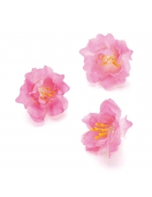 Цветы искусственные миниатюрные светло-розовые, ткань и пастик, 25 мм, 36 шт., Knorr Prandell