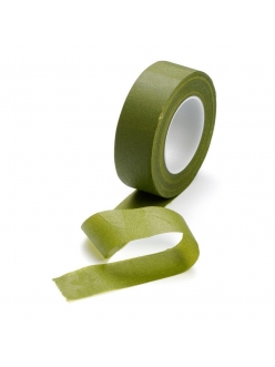 Флористическая лента, тейп-лента, цвет оливково-зеленый, 24 мм х 27,5 м,  Knorr Prandell (Германия)
