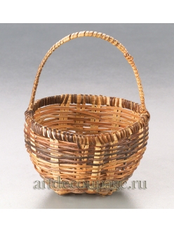 Корзинка миниатюрная плетеная из прутьев ротанга, 6х10 см, Knorr Prandell 