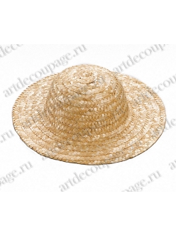 Соломенная шляпка декоративная 10 см, Knorr Prandell Германия