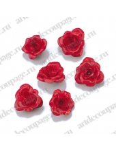 Цветы искусственные миниатюрные "Красные розы", 18 мм, Knorr Prandell (Германия)