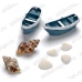 Фигурки для миниатюр Морские лодки и раковины, клеевое крепление,  8 шт, Knorr prandell 
