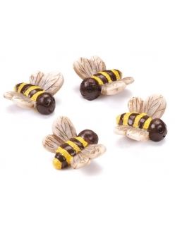 Декоративные элементы Пчёлы, 2 см, 4 шт, Knorr prandell 