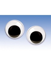 Глаза для игрушек круглые с подвижными зрачками 1,0 см, 2 штуки, Knorr prandell (Германия)