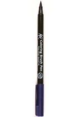 Акварельный маркер кисточка Koi 043, цвет синий прусский, SAKURA Япония