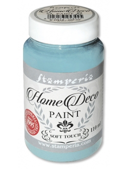 Краска меловая Home Deco, цвет пыльный голубой, 110 мл, Stamperia