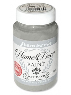 Краска меловая Home Deco, цвет классический серый, 110 мл, Stamperia