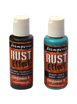 Набор компонентов Rust effect для создания эффекта ржавчины 2х80 мл Stamperia
