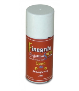Лак-спрей финишный матовый "Fissante Protettivo", на спиртовой основе, Stamperia (Италия), 150мл