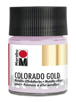 Краска с эффектом металла Colorado Gold 756 серебристо-лиловый, 50 мл, Marabu