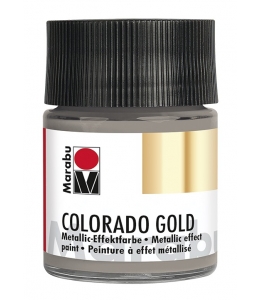 Краска с эффектом металла Colorado Gold 772 антрацит мерцающий, 50 мл, Marabu (Германия)