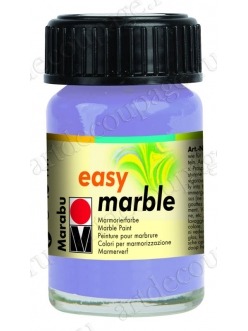 Краска для марморирования Easy Marble Marabu 007 лаванда, 15мл 