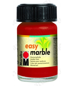 Краска для марморирования Easy Marble Marabu 038 рубиновый, 15мл 