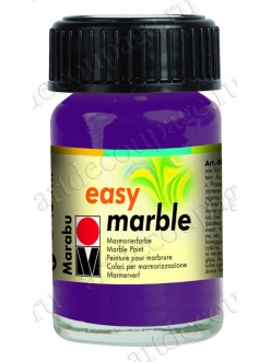 Краска для марморирования Easy Marble Marabu 039 баклажан, 15мл 