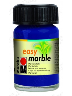 Краска для марморирования Easy Marble Marabu 055 ультрамарин, 15мл 