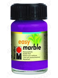Краска для марморирования Easy Marble Marabu 081 аметист, 15мл 