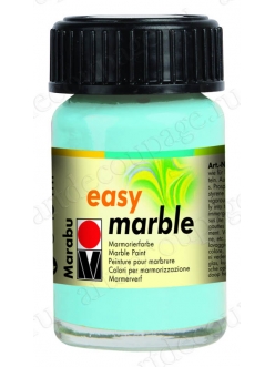 Краска для марморирования Easy Marble Marabu 297 аквамарин, 15мл 