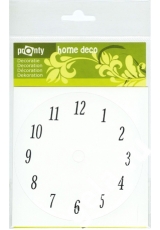 Циферблат для часов самоклеящийся круглый с арабскими цифрами PRONTY, 11 см