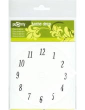 Циферблат для часов самоклеящийся круглый с арабскими цифрами PRONTY, 11 см