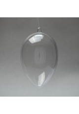 Заготовка фигурка Яйцо, прозрачный пластик, 8 см, Германия