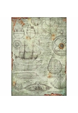 Рисовая бумага для декупажа Stamperia DFSA3054 "Лодки", формат А3