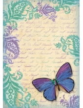 Рисовая бумага для декупажа Stamperia DFSA4023 "Бабочка, орнамент", формат А4